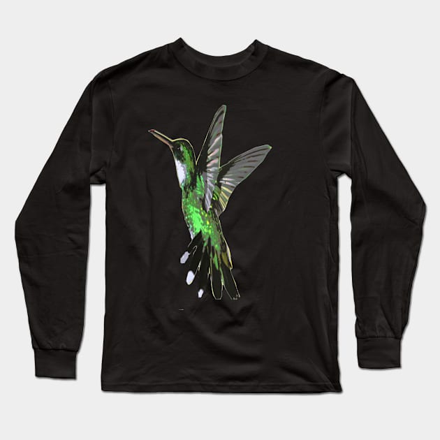 Humming bird Long Sleeve T-Shirt by TriForceDesign